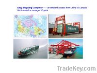 Sell Logistic Agent , From China to Canada
