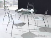 Sell modern glass dining table and dining chair