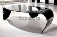 Sell modern bend glass coffee table