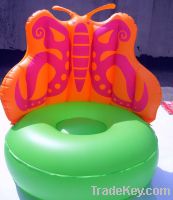 Sell batterfly shape cheap pvc inflatable sofa chair for kids