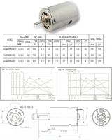 550/555 micro DC elecreic motor