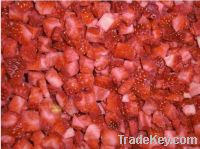 Sell diced strawberry