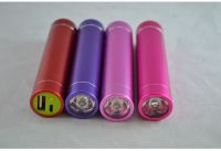 Mini 3000mAh Portable Charger Lipstick-Sized External Battery Pack Power Bank Charger  for iPhone 5S, 5C, 5, 4S, 4, iPod