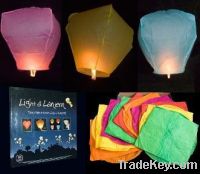 sky lanterns, wish lanterns, gift bags, gift wraps