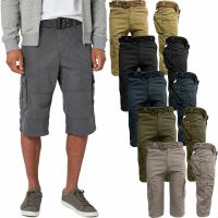 Mens belted shorts