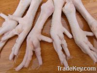 Frozen processed chicken feet, grade A