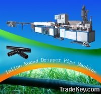 Sell Mosaic column emitter type drip irrigation pipe making machine