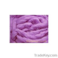 Sell dyed combed soft merino wool tops/ lamb wool tops