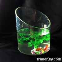 cylinder acrylic fish aquarium