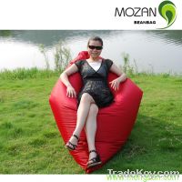 Sell Style and elegant leather indoor bean bag large cushion