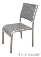 Sell PE Rattan side Dining Chair for indoor and outdoor use