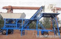 Sell mobile concrete batching plant YHZS25