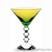 crystal martini  glass
