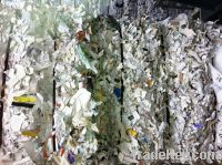 We have load of  3 40ft HQ Containers of shredded paper white office p