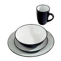 Sell black ceramic dinnerware