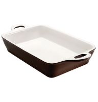 Sell Chocolate Ceramic 4.5 qt. Oblong Baking Dish