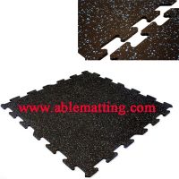 Sell Gym and Playground Matting, Interlocking Rubber Tile