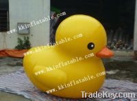 inflatable rubber yellow duck
