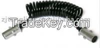 7-core cable, electrical coils