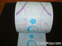 Sell non-breathable PE printing  film for baby diapers