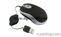 Sell USB Retractable Cable Optical Mouse Mice 4 PC Laptop