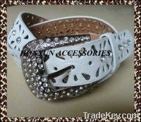 Sell  women rhinestone belts