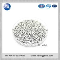 High purity aluminium pellets 99.9995%, 99.9999% Al pellet 6N