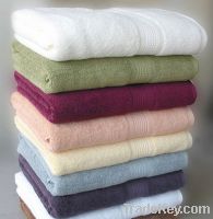 dyed yarn terry bath towels