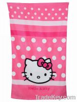 velour children bath towels