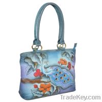 Sell hand painted leather handbags