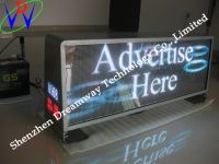 Sell Ukraine LED Taxi Screen Advertising on Top