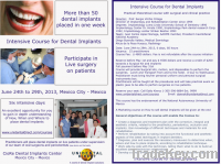 Dental Implants Intensive Hands-on Course