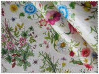 Sell Beautiful flower printing pu coated fabric