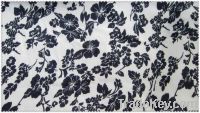 Sell Fashion TC printed flower denim fabric