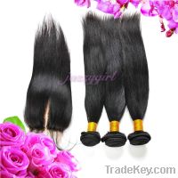 Sell Brazilian Human Hair Weft with Closures