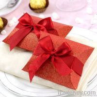 Sell Favor Box Red Pillow Shape
