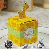 Sell box Born To Be Wild Jungle Themed Paper Box -Giraffe wedding