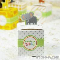 Sell  box Born To Be Wild Jungle Themed Paper Box -Elephant wedding