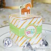 Sell Favor Box Born To Be Wild Jungle Themed Paper Box -Tiger wedding