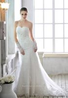 Sell Simple Style Satin Sleeveless Wedding Dress
