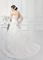 Sell One Shoulder Chiffon Bridal Dress