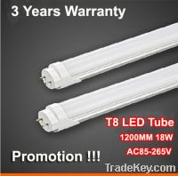 Sell t8 led tube 1200mm 18w 1800LM