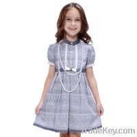 Sell Spring-summer dress with puff sleeve
