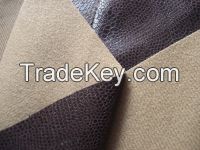 Bronzing Faux Suede Fabric for Home Decoration