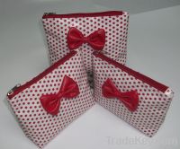 Sell cosmetic bag with bowknot