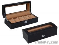 Sell high gloss black finish wooden watch box