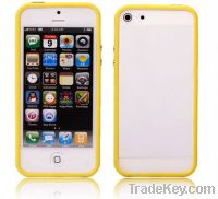 Sell For iPhone 5 Two-Tone Color Band TPU Bumper Case