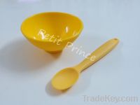 Sell Baby feeding silicone bowl and spoon