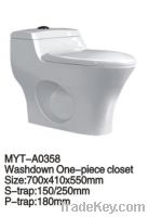 Sell ceramic toilet 4 inch hole