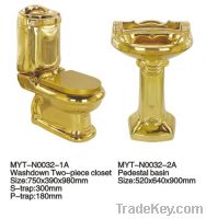 Sell gold clour toilet